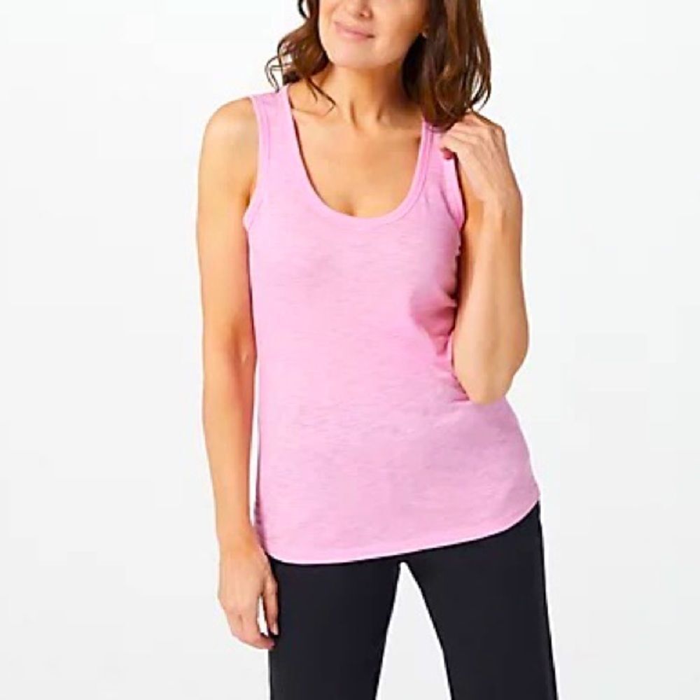 G.I.L.I. Knit Basic Tank w/ Neck Trim - Picture 1 of 3